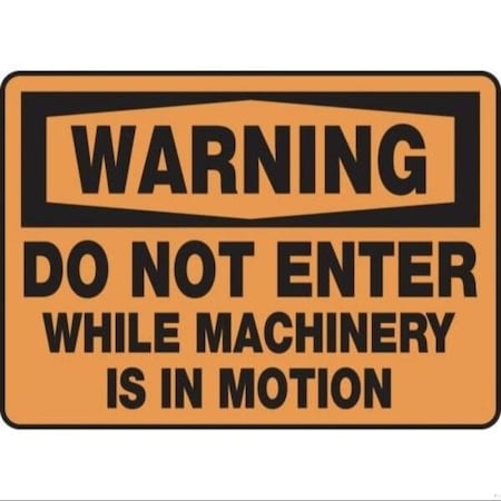 Accuform OSHA WARNING SAFETY SIGN  DO NOT MEQM316VS MEQM316VS